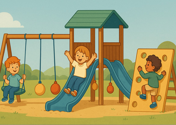 Sensoryczny plac zabaw dla dzieci